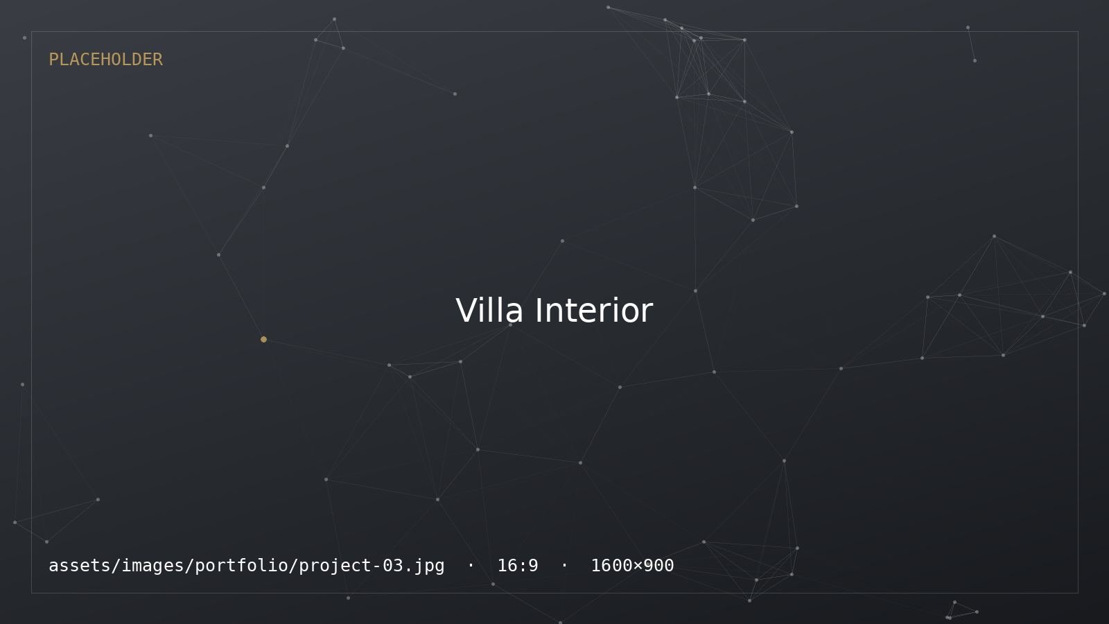 Villa Interior Series — Photography