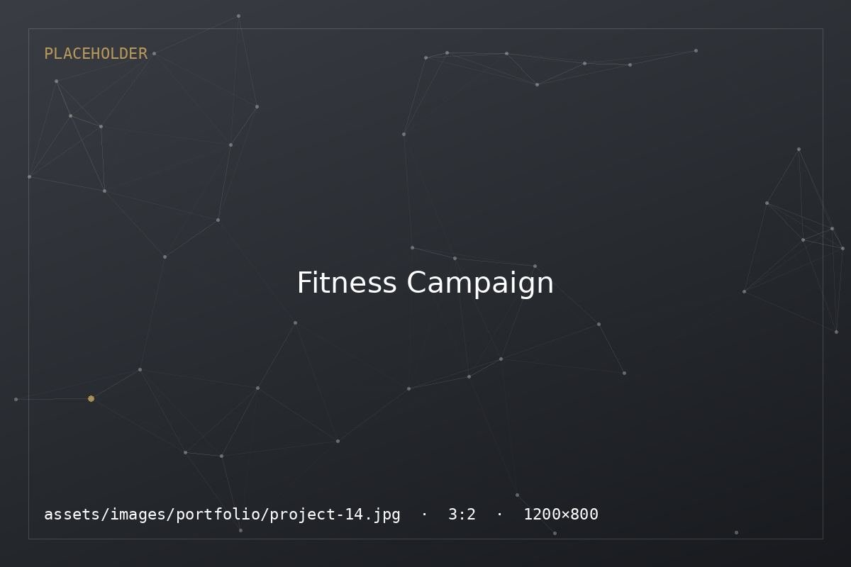 Fitness Studio Campaign — Photography