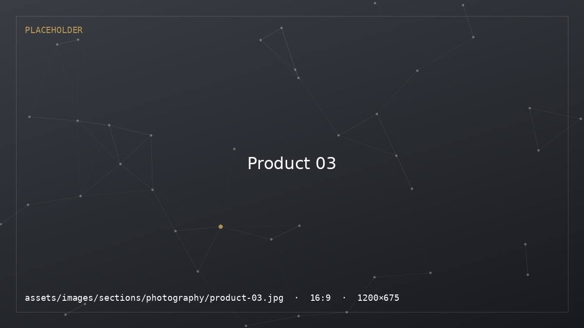 Photography — Product