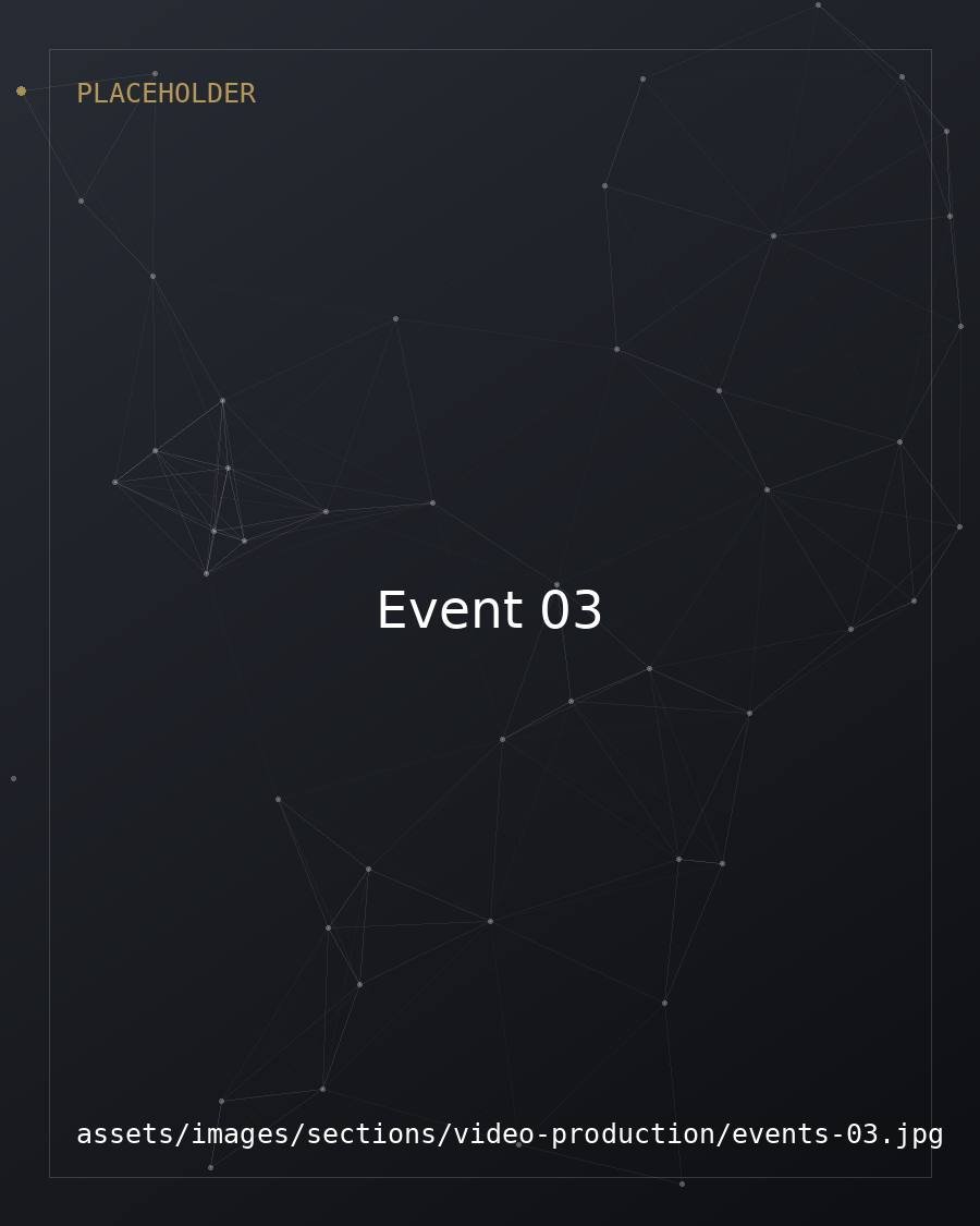 Video Production — Events