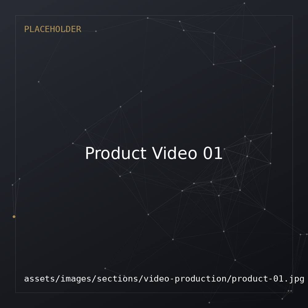 Video Production — Product Video