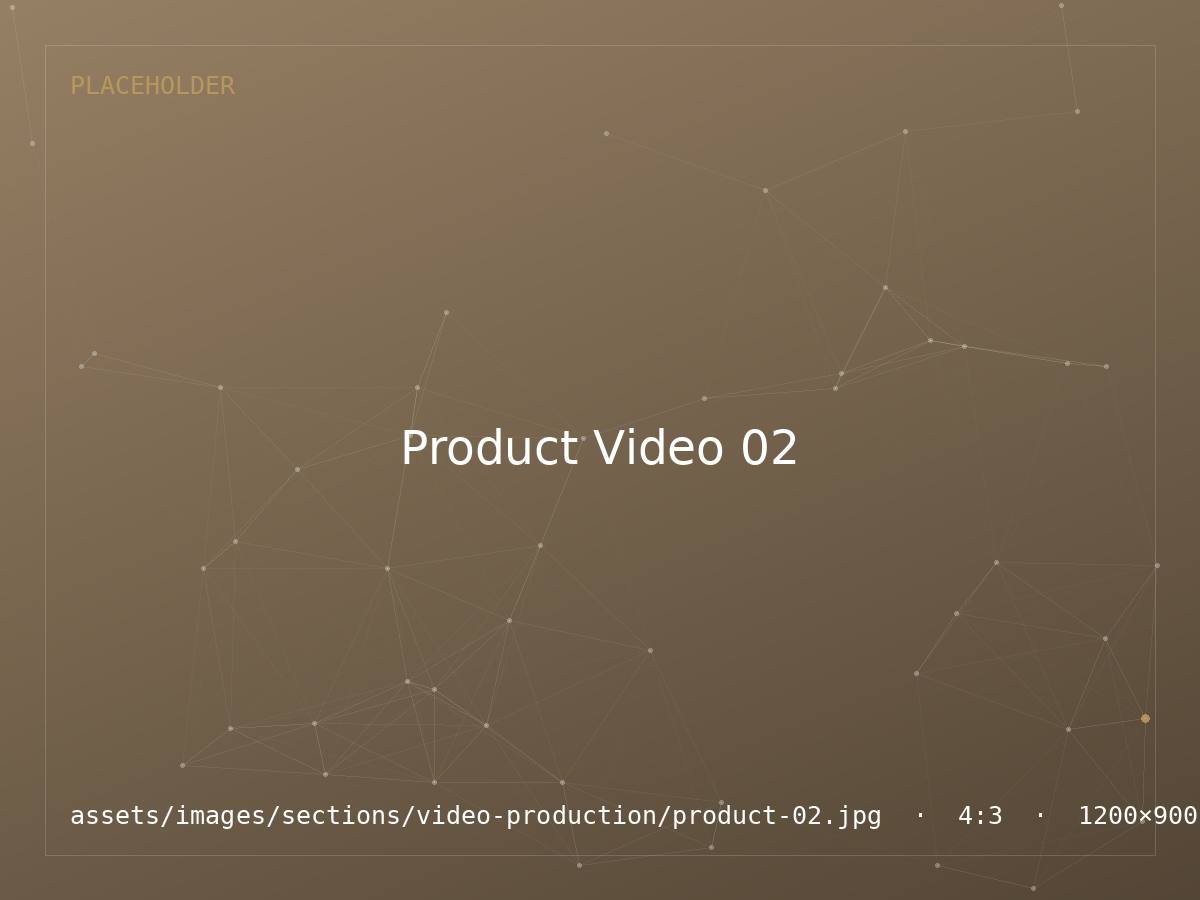 Video Production — Product Video